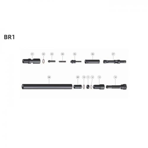 BR1/BR2/BR3 medium-low DTH hammer/impactor