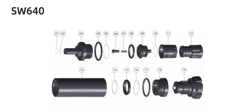 Big hole drilling hammer