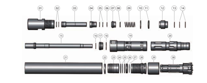 Reverse circultaion hammer